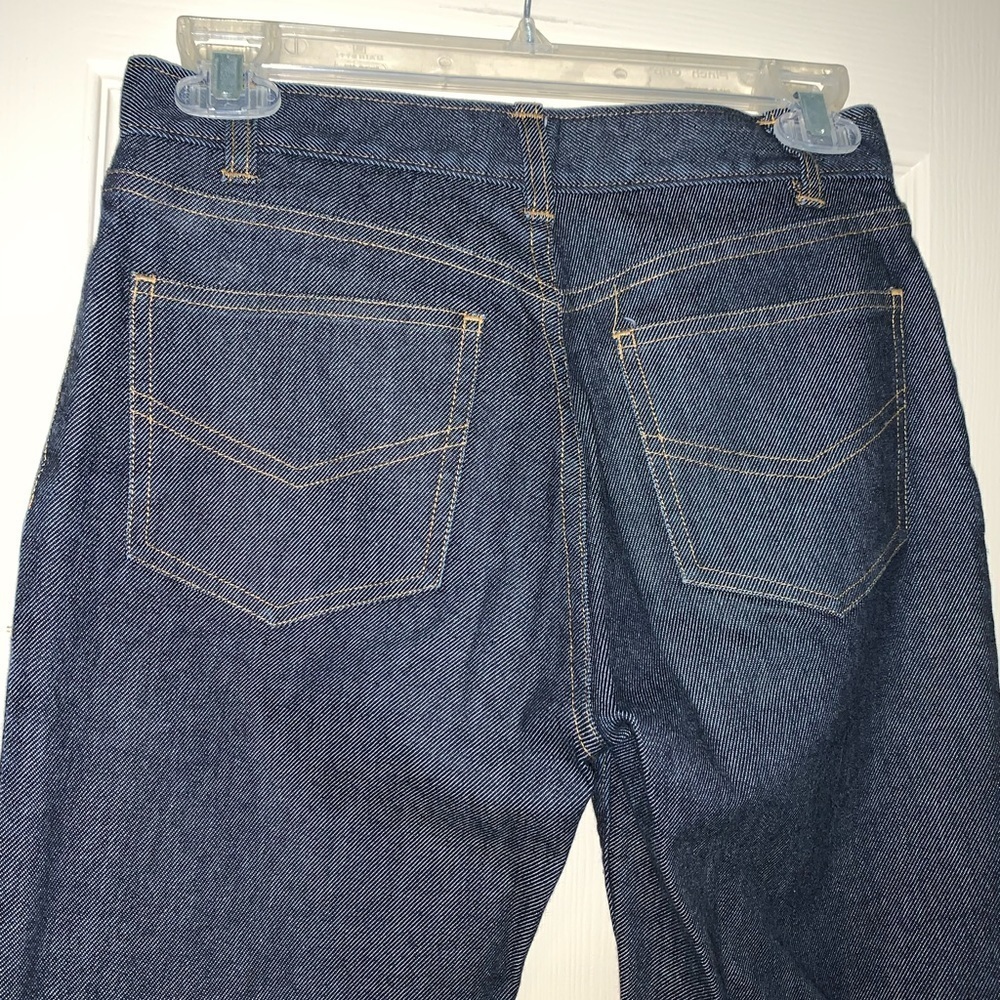 WOMENS BLUE ARMANI EXCHANGE RAW DENIM JEANS SIZE 2 WAIST 26 FALL SCHOOL - Picture 5 of 7